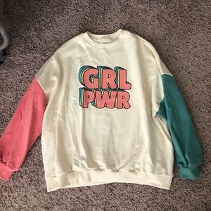 Girl power hoodie